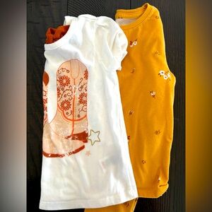 Cynthia Rowley White and Orange Kids' Outfit